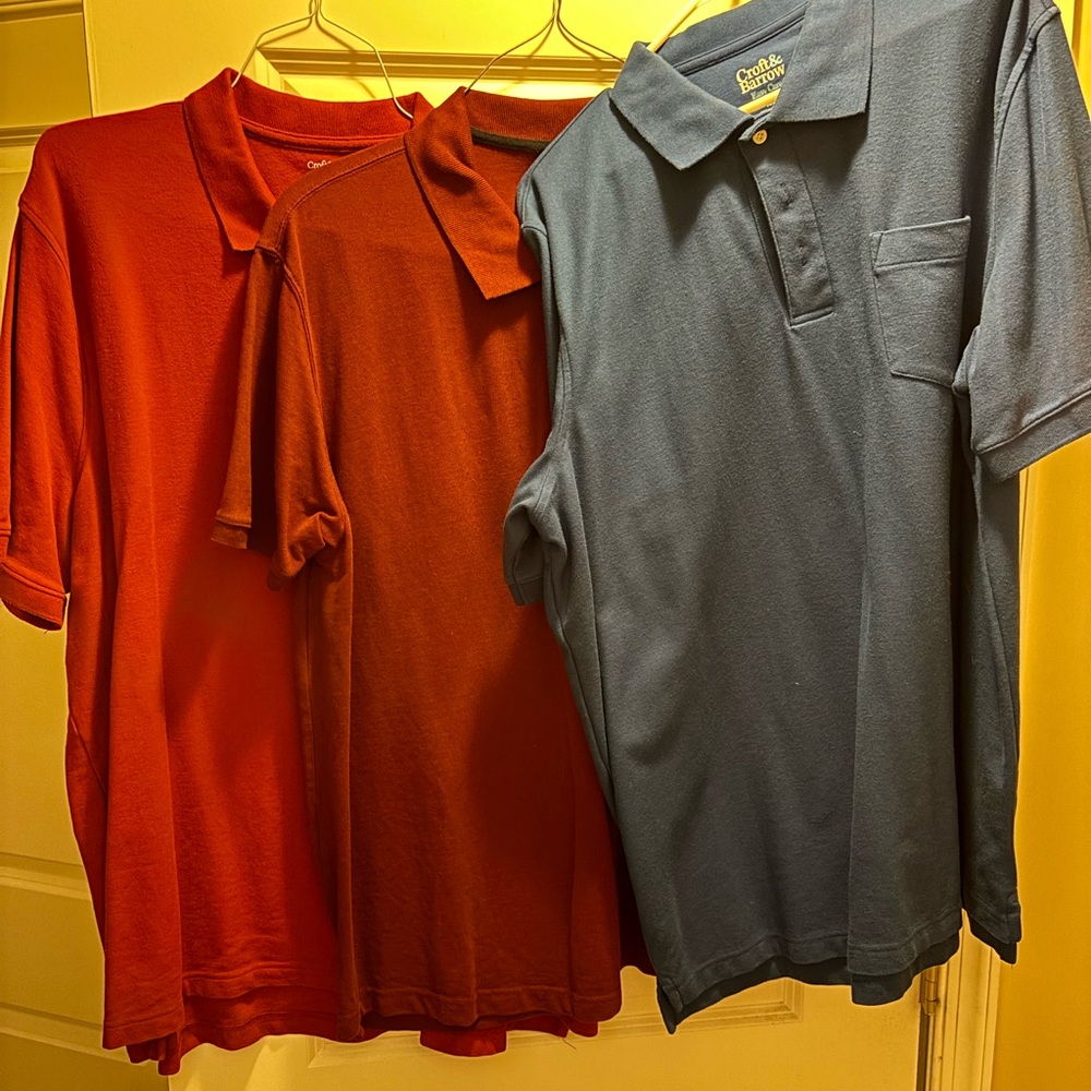 Men’s XXL Polo Shirts (All 3 for $20.00)